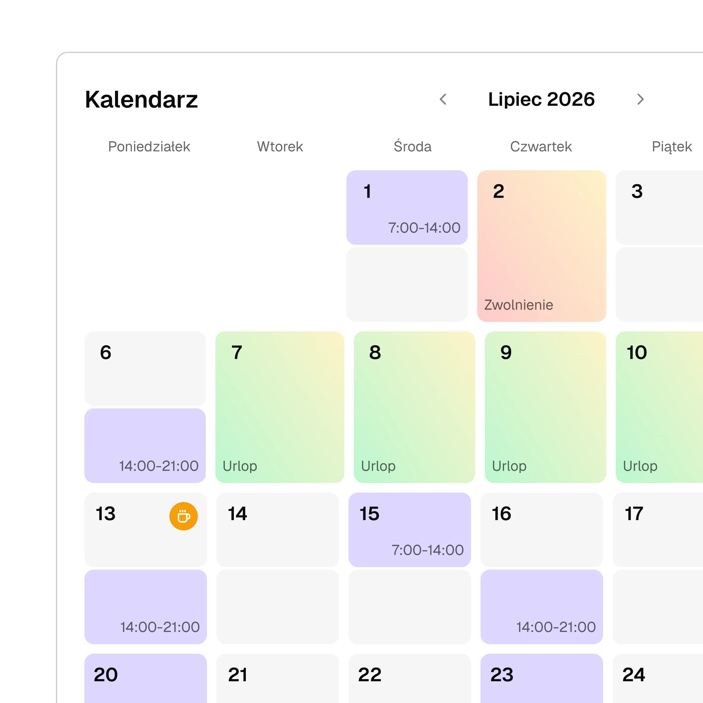 Tworzysz grafik zespołu